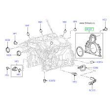 Krank Keçesi Arka-Lr036542-1316115-Lr032930-C2S52379-C2S30238 (Jaguar)-2.7 - 3.0/Range Rover Sport