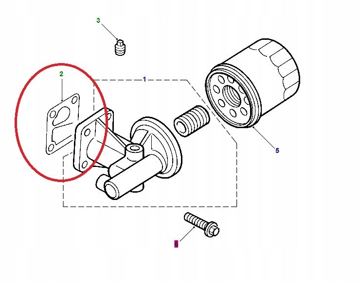 Yağ Filtre Adaptör Contası-Lvh10010 E -1.8/Freelander 1