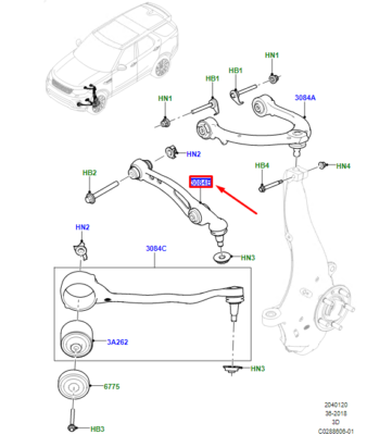 Ön Orta Tabla Komple Sol-Lr123627 T-Lr137876-Lr175396-Lr175796-/New Defender