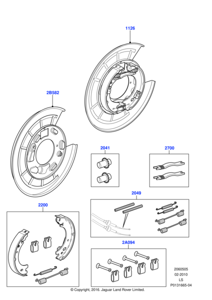 El Fren Balata Pim (Takım)-Smn500012 L-Smn500010-Smn500011-/Range Rover Sport