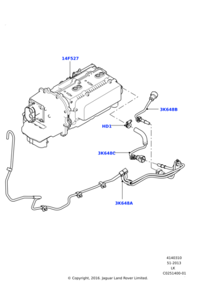 Güç Modülü ( Hybrid )-Lr073312-Lr073328-3.0/Range Rover New