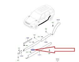 Sol Ön Kapı Alt Kaplaması-Lr125989 R-Lr044139-/Range Rover Sport