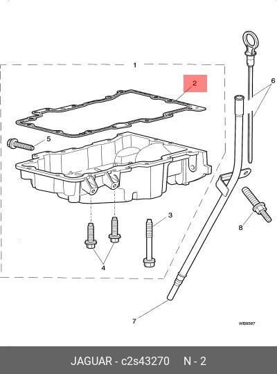 Karter Contası-C2S43270 V-Xr827533-C2S11588-/Jaguar - 71-34338-00