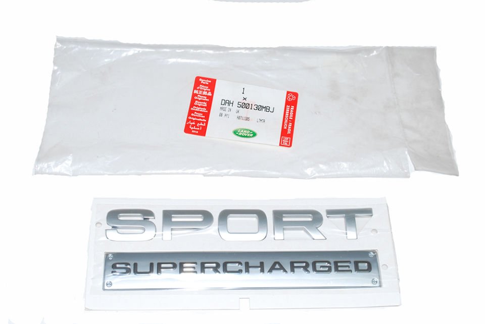 Arka Yazı Sport Supercharged-Dah500130Mbj-Lr020509-/Range Rover Sport