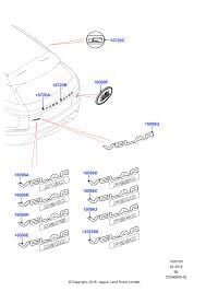 Arka Bagaj Üstü Yazı ( RANGE )-LR104327-LR154635-LR173888--R.R.VELAR