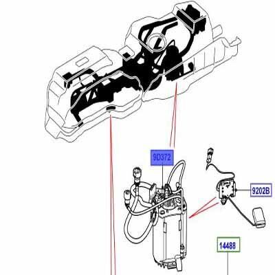 Yakıt Pompası Komple ( Depo İçi )-Lr042717 L-Lr014998-2.7-3.6-3.0/Range Rover Sport