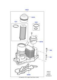 Yağ Soğutucu Komple ( Motor )-Lr006427 L.-Lr002337-3.6/Range Rover Sport-Range Rover New 2