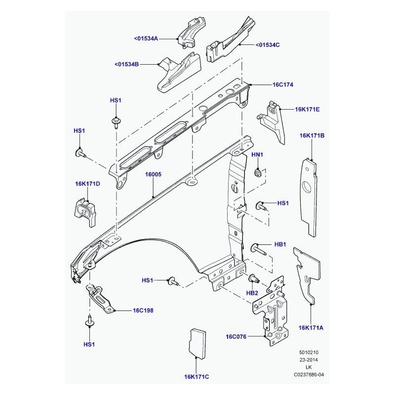 Sol Ön Çamurluk ( Category B )-Lr036592-Lr061809-/Range Rover New