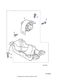 Şanzıman Takozu-C2D38505 L-C2P8353-JAGUAR