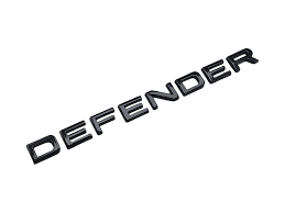 Arka Yazı (Defender) İnce Siyah-Lr130733 L-/New Defender