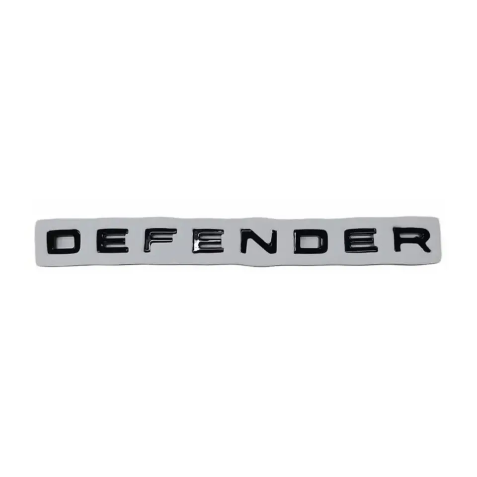 Arka Yazı (Defender) İnce Siyah-Lr130733 L-/New Defender