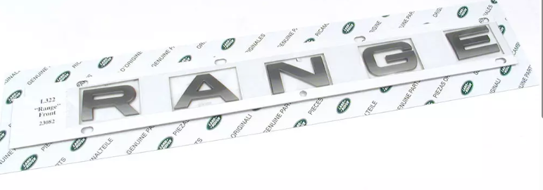 Ön Kaput Üstü Yazı ( Range )-Dab000061-/Range Rover New 2