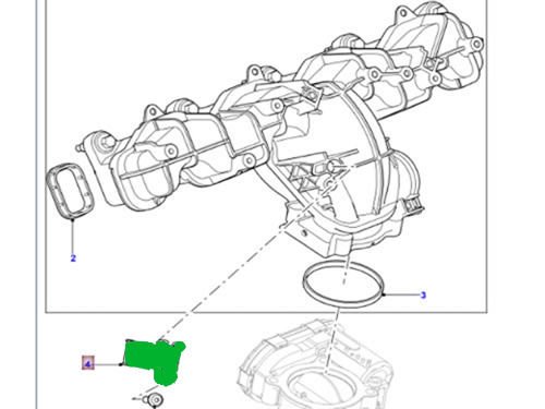 Emme Manifold Sensörü-Lr075167-Lr022157-Lr088577-Lr038762-C2G2675-T2H21415 (Jaguar)-2.0 Benzinli/Range Rover Evoque