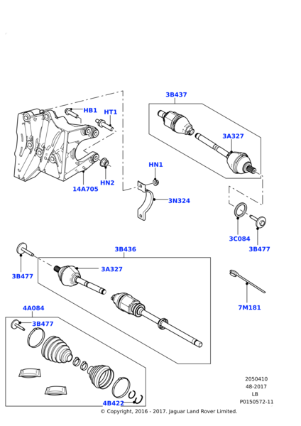 Braket Arazi Şanzıman-Lr032360-Lr031751-Lr003449-/Range Rover Evoque