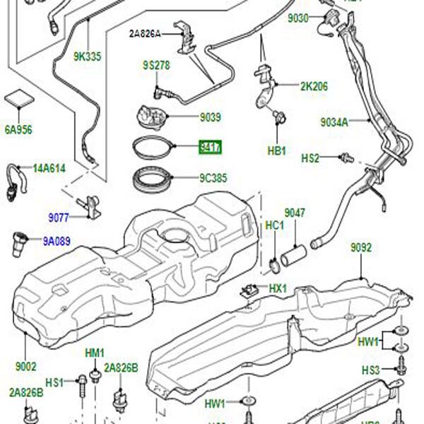 Şamandıra ( Oringi )-Lr000966-Lr117476-2.7/Range Rover Sport